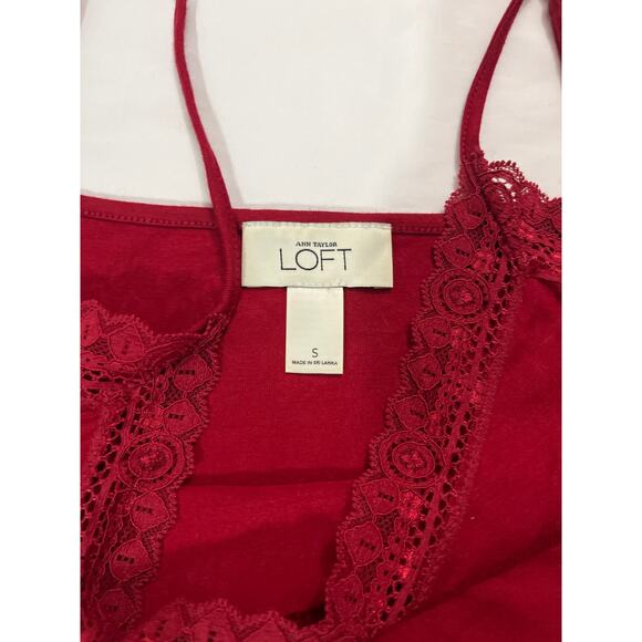 Vintage Loft Cami Y2k Tank Top Cami Lace Trim Adjustable Straps Size Small - Picture 4 of 7